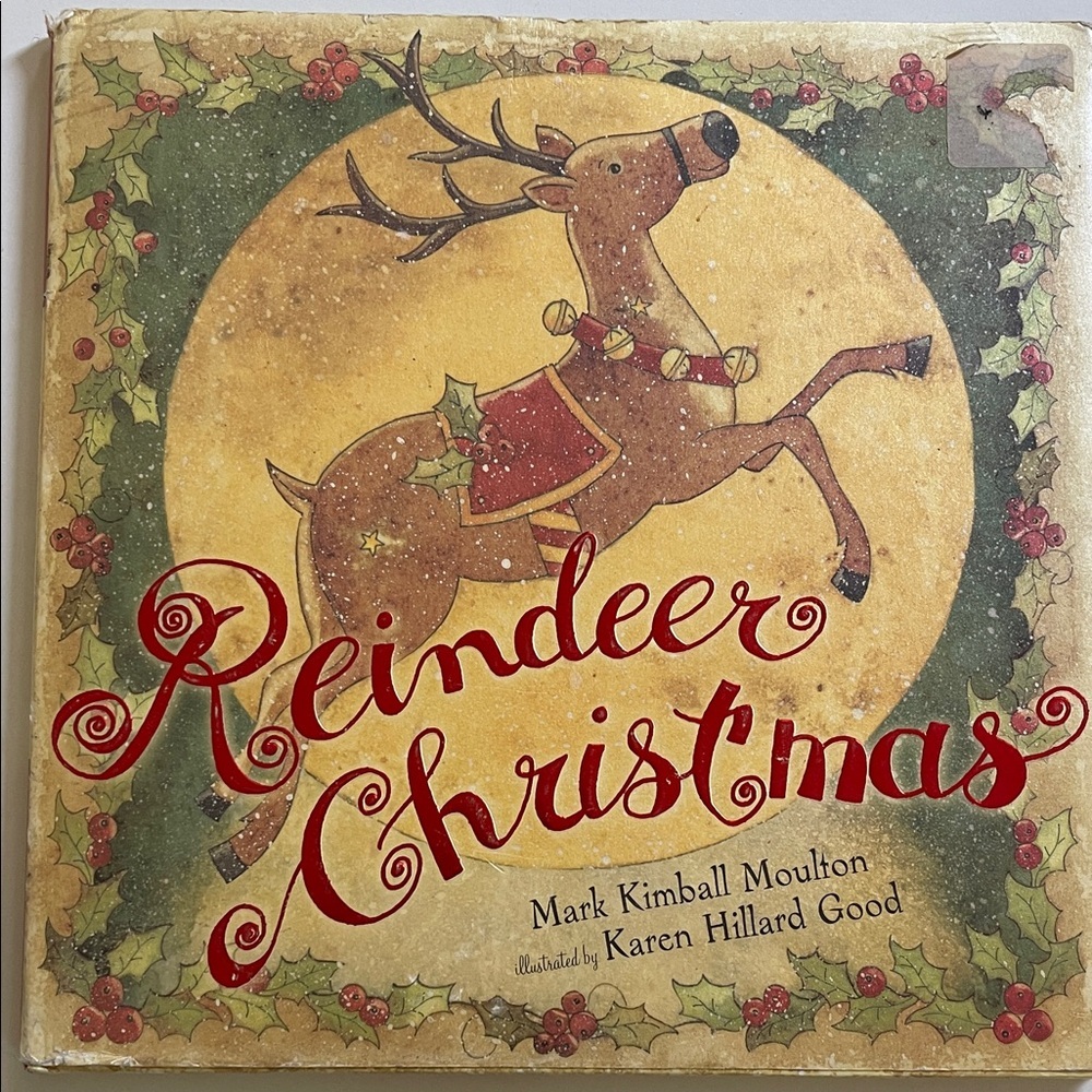 Reindeer Christmas by Mark Kimball Moulton book